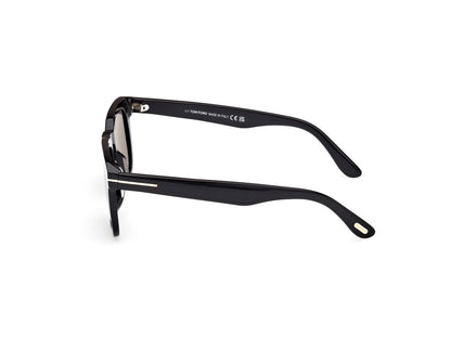 Shiny Black Male Sunglasses Tom Ford 889214551900