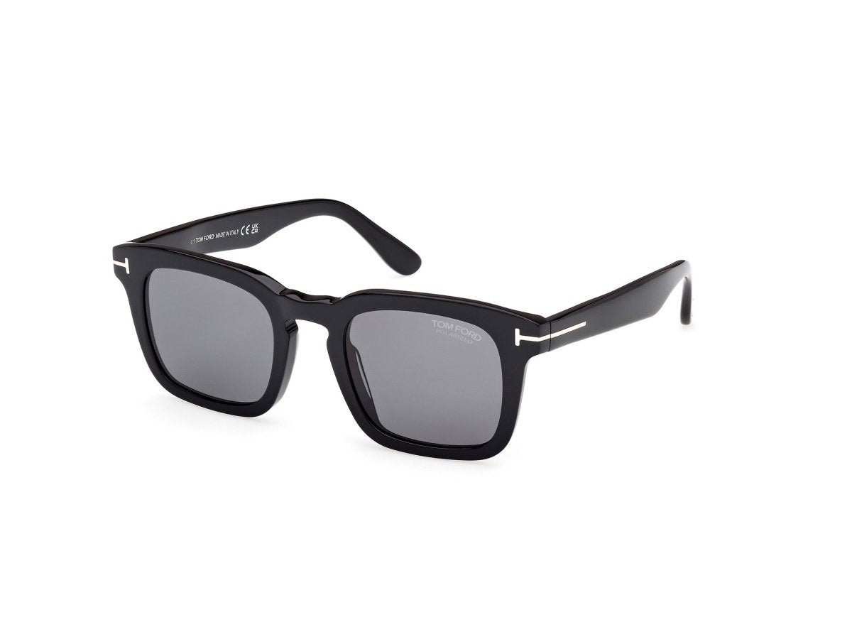 Shiny Black Male Sunglasses Tom Ford 889214551900