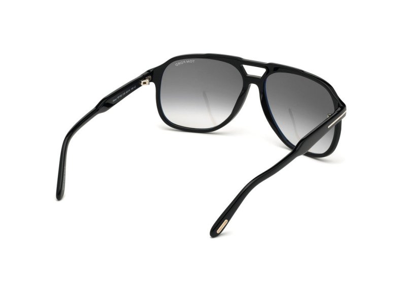 Shiny Black Male Sunglasses Tom Ford 889214094742