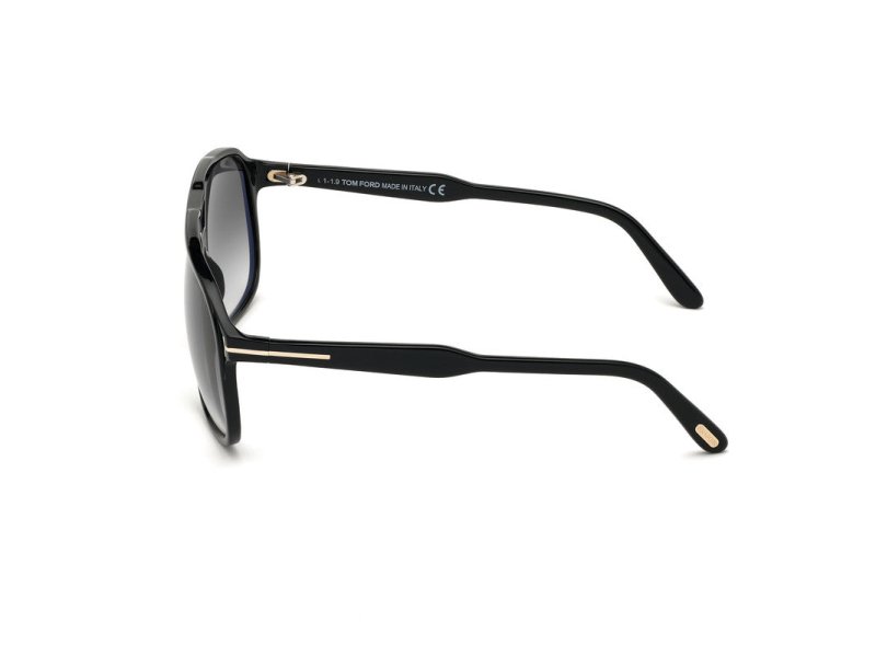 Shiny Black Male Sunglasses Tom Ford 889214094742
