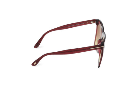 Shiny Bordeaux Female Sunglasses Tom Ford 889214496805