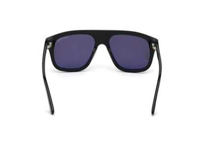 Shiny Black Male Sunglasses Tom Ford 889214122414
