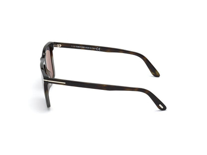 Coloured Havana Male Sunglasses Tom Ford 889214218735