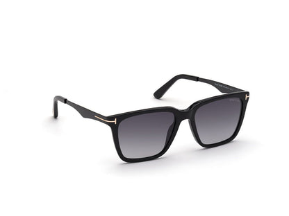 Shiny Black Male Sunglasses Tom Ford 889214243904