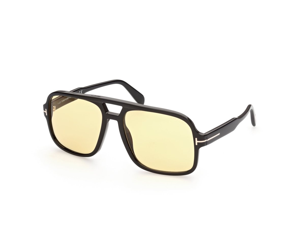 Shiny Black Male Sunglasses Tom Ford 889214281791