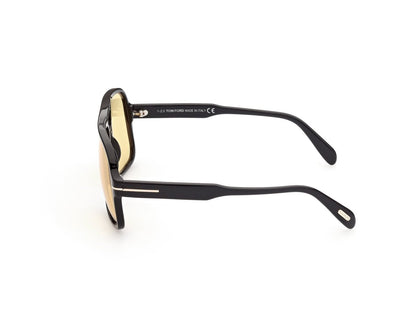 Shiny Black Male Sunglasses Tom Ford 889214281791