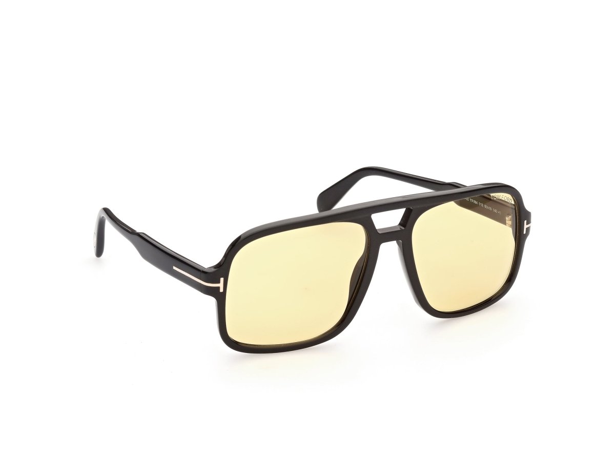 Shiny Black Male Sunglasses Tom Ford 889214281791