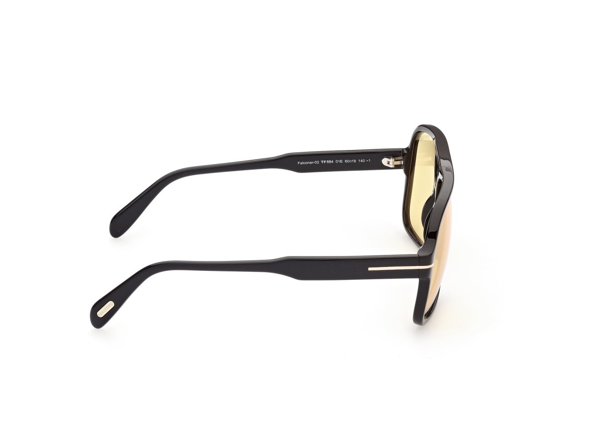 Shiny Black Male Sunglasses Tom Ford 889214281791