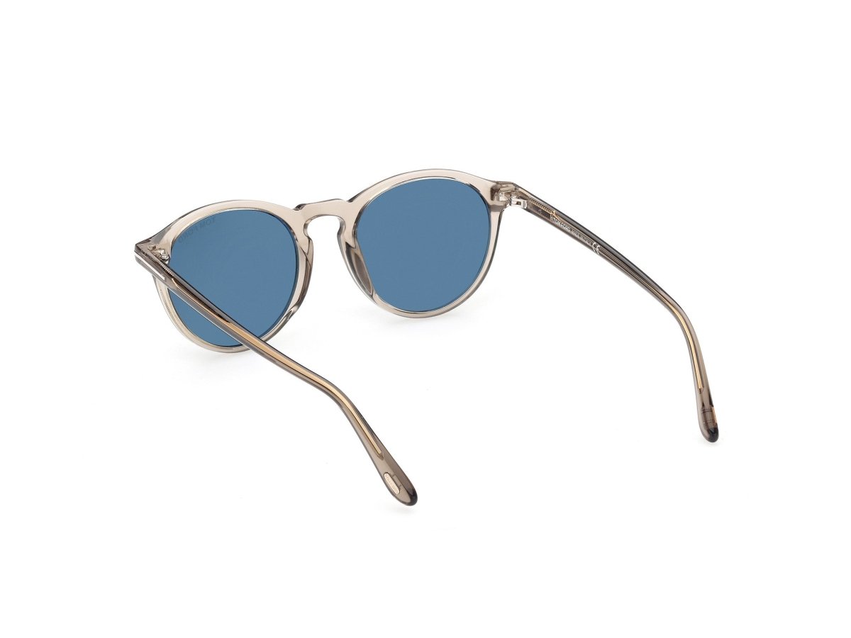 Shiny Beige Male Sunglasses Tom Ford 889214291660