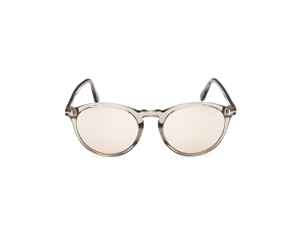 Shiny Dark Green Male Sunglasses Tom Ford 889214601575