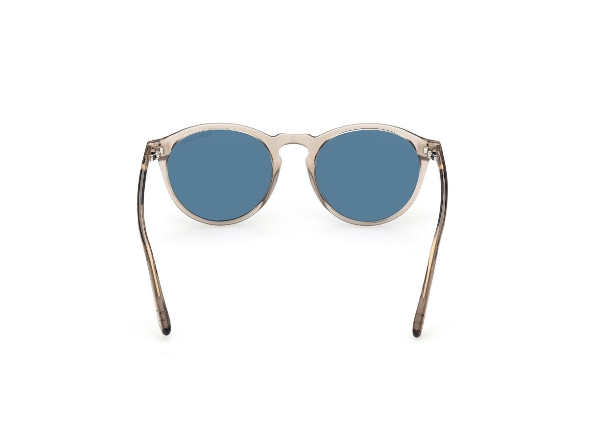 Shiny Beige Male Sunglasses Tom Ford 889214291660