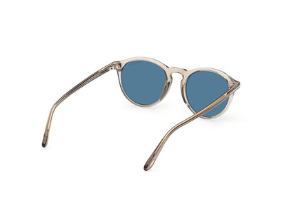Shiny Beige Male Sunglasses Tom Ford 889214291660