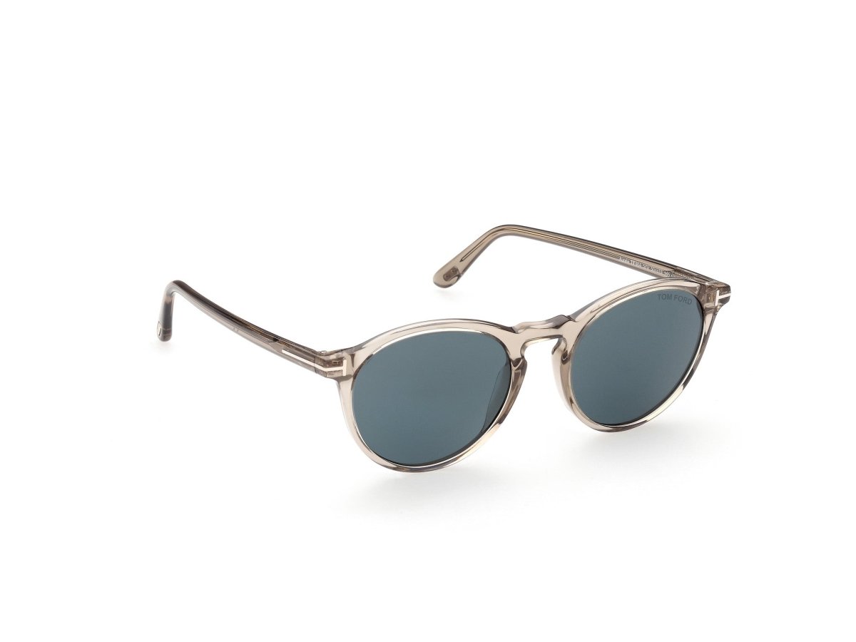Shiny Beige Male Sunglasses Tom Ford 889214291660