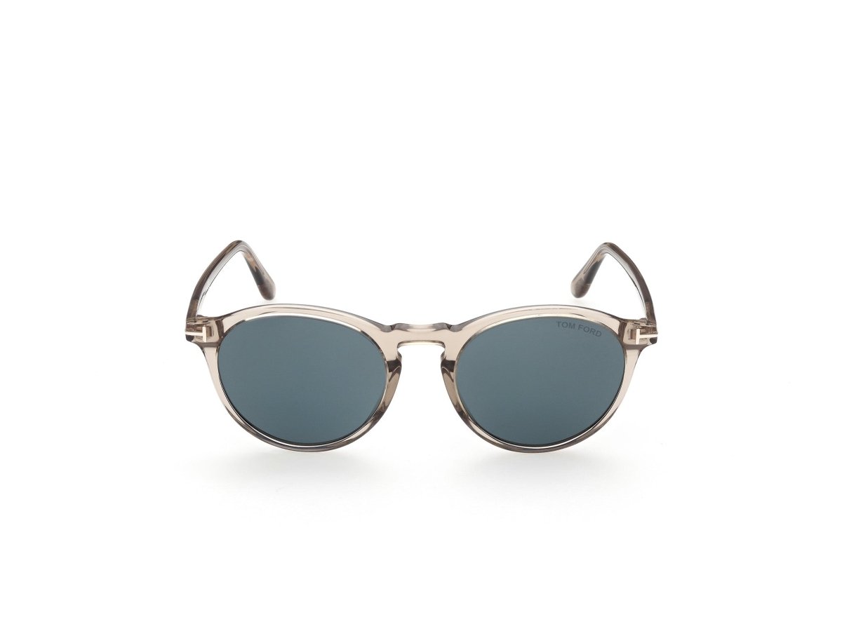 Shiny Beige Male Sunglasses Tom Ford 889214291660