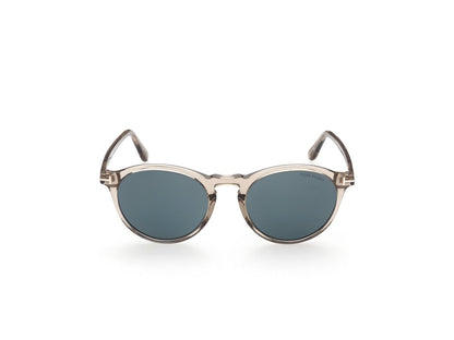 Shiny Beige Male Sunglasses Tom Ford 889214291660