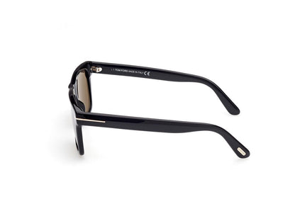 Shiny Black Male Sunglasses Tom Ford 889214294883