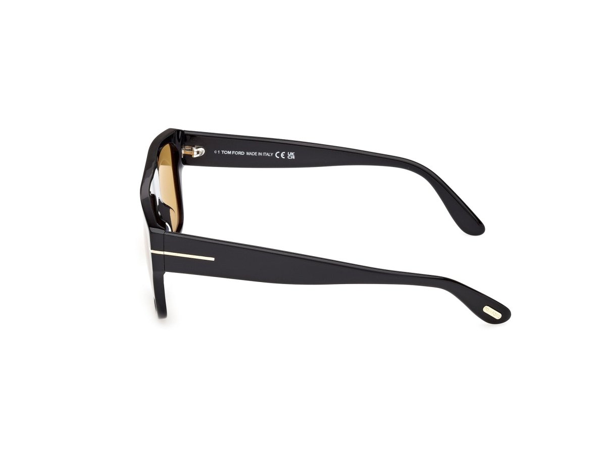 Shiny Black Male Sunglasses Tom Ford 889214601797