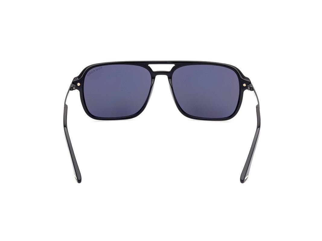 Shiny Black Male Sunglasses Tom Ford 889214292810