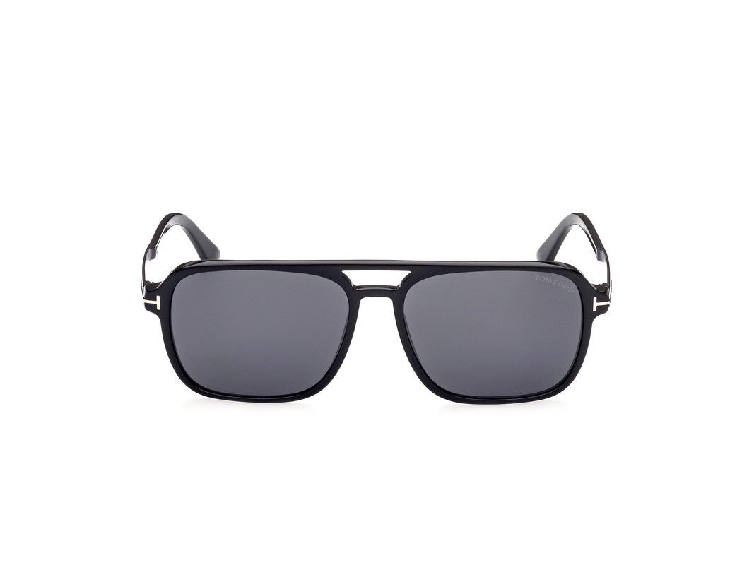 Shiny Black Male Sunglasses Tom Ford 889214292810