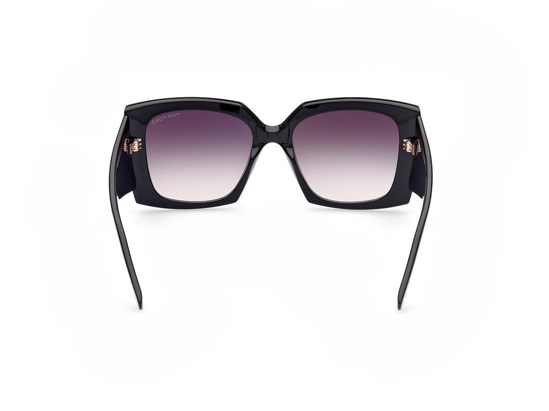 Shiny Black Female Sunglasses Tom Ford 889214292711