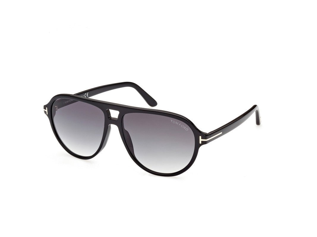 Shiny Black Male Sunglasses Tom Ford 889214318176