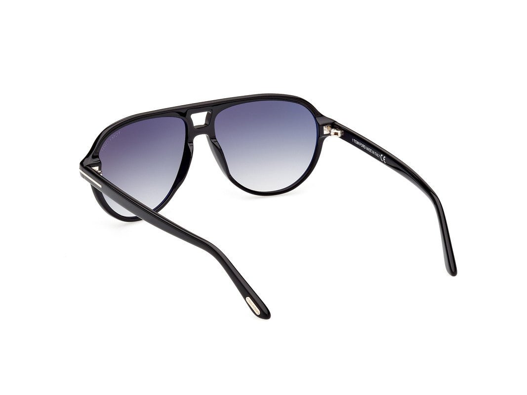 Shiny Black Male Sunglasses Tom Ford 889214318176