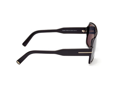 Shiny Black Male Sunglasses Tom Ford 889214318213