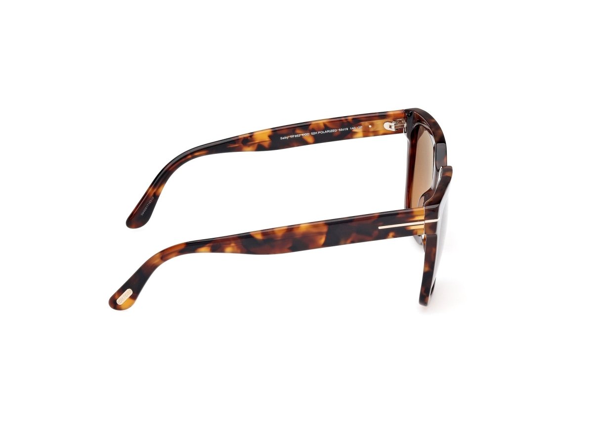 Dark Havana Female Sunglasses Tom Ford 889214531605