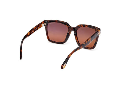 Dark Havana Female Sunglasses Tom Ford 889214531605