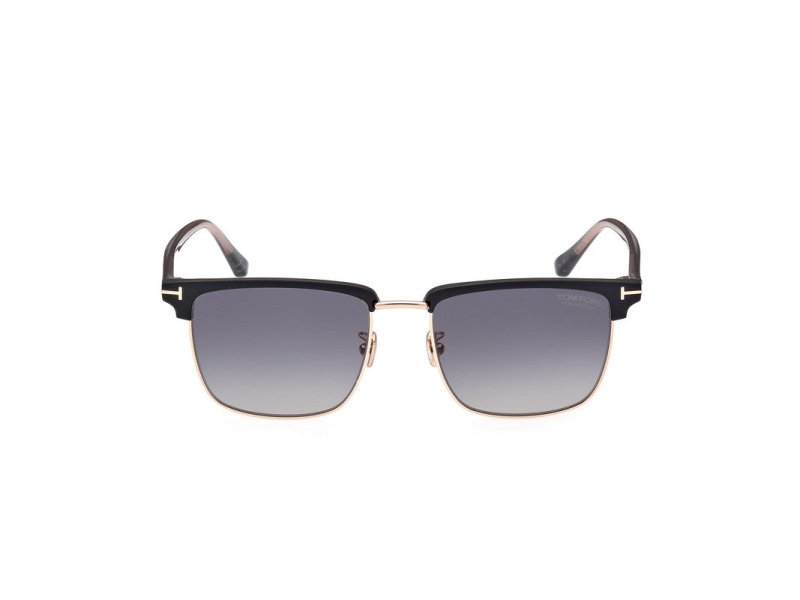 Shiny Rose Gold Male Sunglasses Tom Ford 889214384720