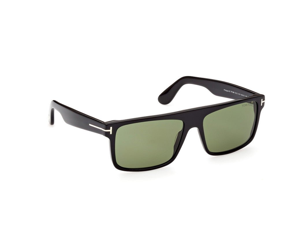 Shiny Black Male Sunglasses Tom Ford 889214384799