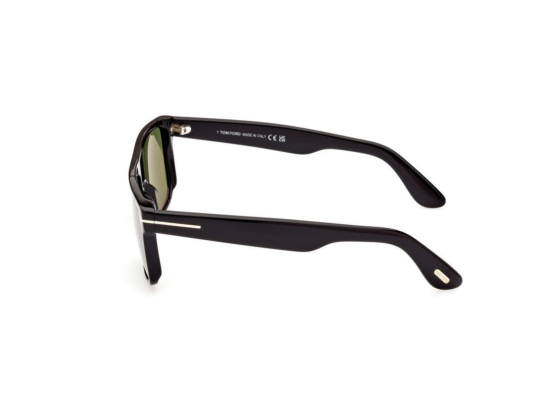 Shiny Black Male Sunglasses Tom Ford 889214384799