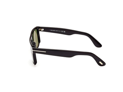 Shiny Black Male Sunglasses Tom Ford 889214384799