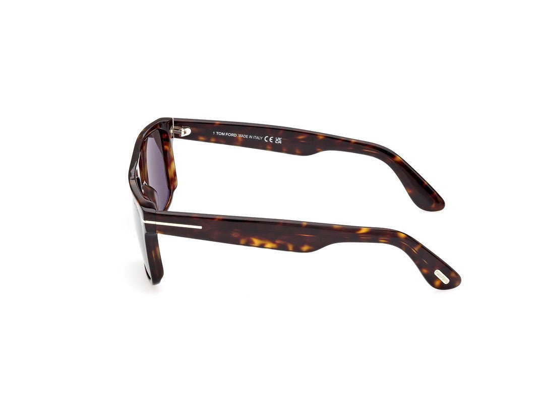 Dark Havana Male Sunglasses Tom Ford 889214384829