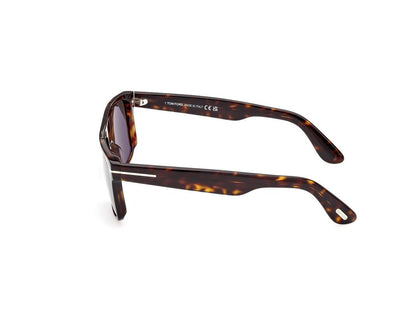 Dark Havana Male Sunglasses Tom Ford 889214384829