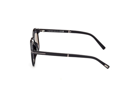 Shiny Black Male Sunglasses Tom Ford 889214403247