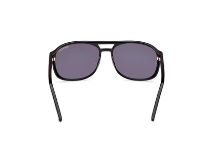 Shiny Black Smoke Male Sunglasses Tom Ford 889214403308