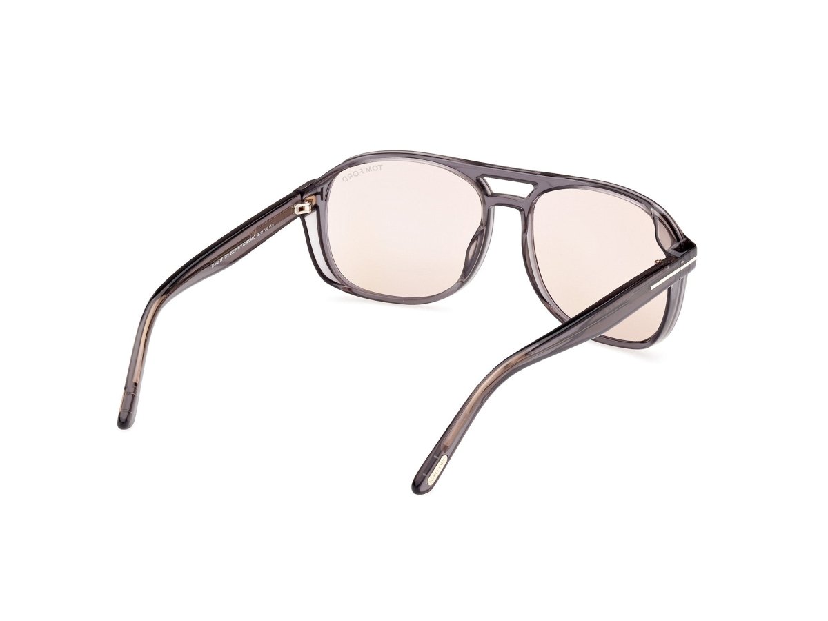 Grey Brown Male Sunglasses Tom Ford 889214403315