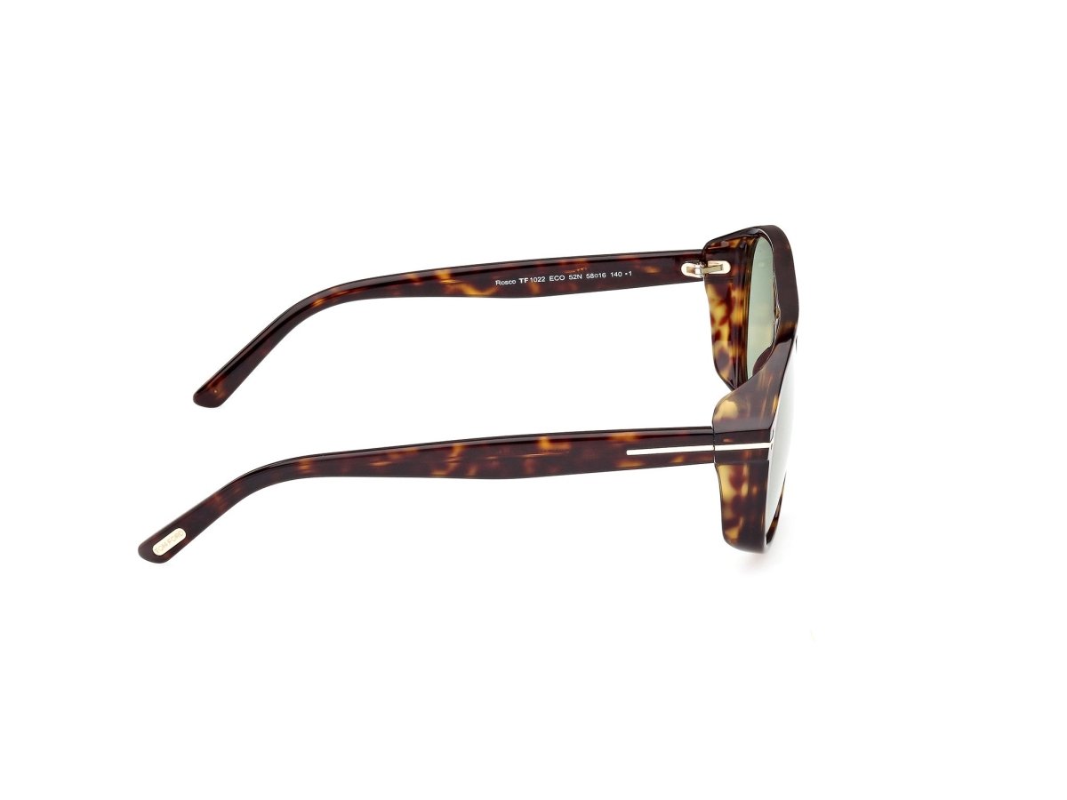 Dark Havana Green Male Sunglasses Tom Ford 889214403339