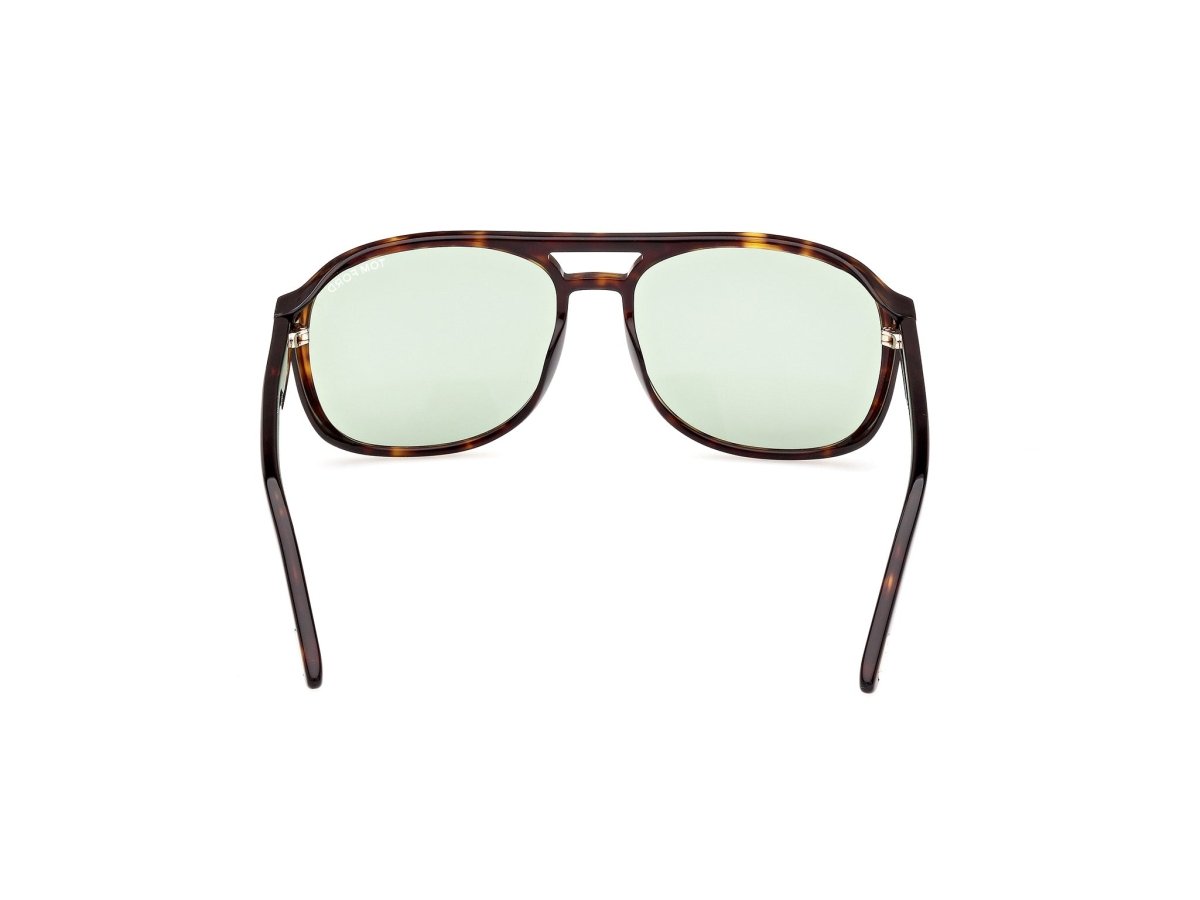 Dark Havana Green Male Sunglasses Tom Ford 889214403339