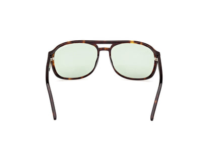 Dark Havana Green Male Sunglasses Tom Ford 889214403339