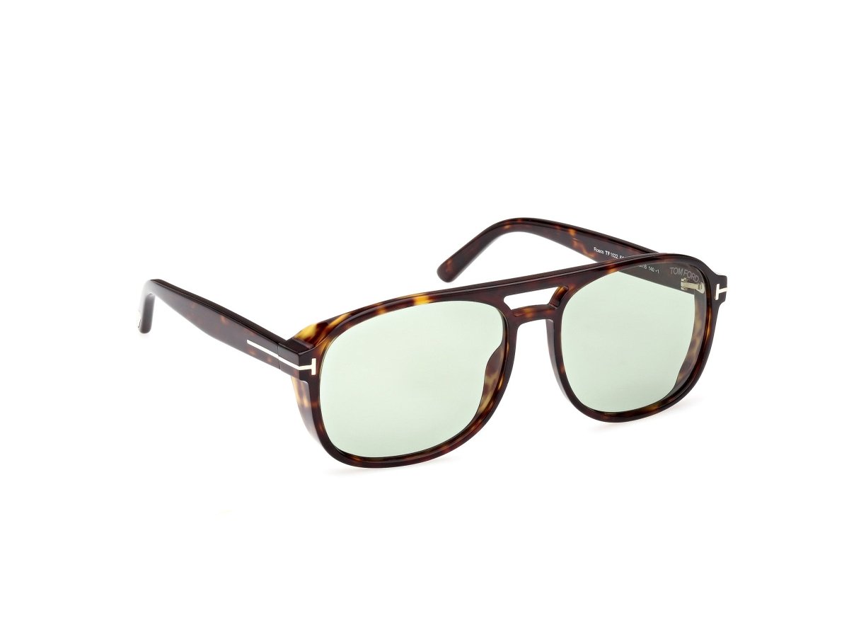 Dark Havana Green Male Sunglasses Tom Ford 889214403339