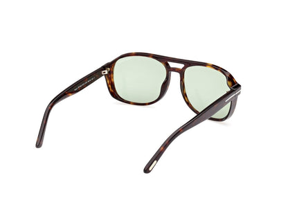 Dark Havana Green Male Sunglasses Tom Ford 889214403339