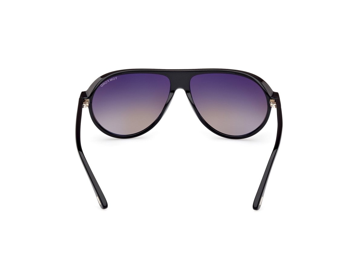 Tom Ford FT1023 Shiny Black / Smoke Gradient 889214403346