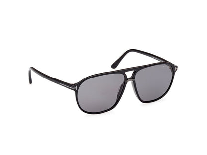 Shiny Black Male Sunglasses Tom Ford 889214403421