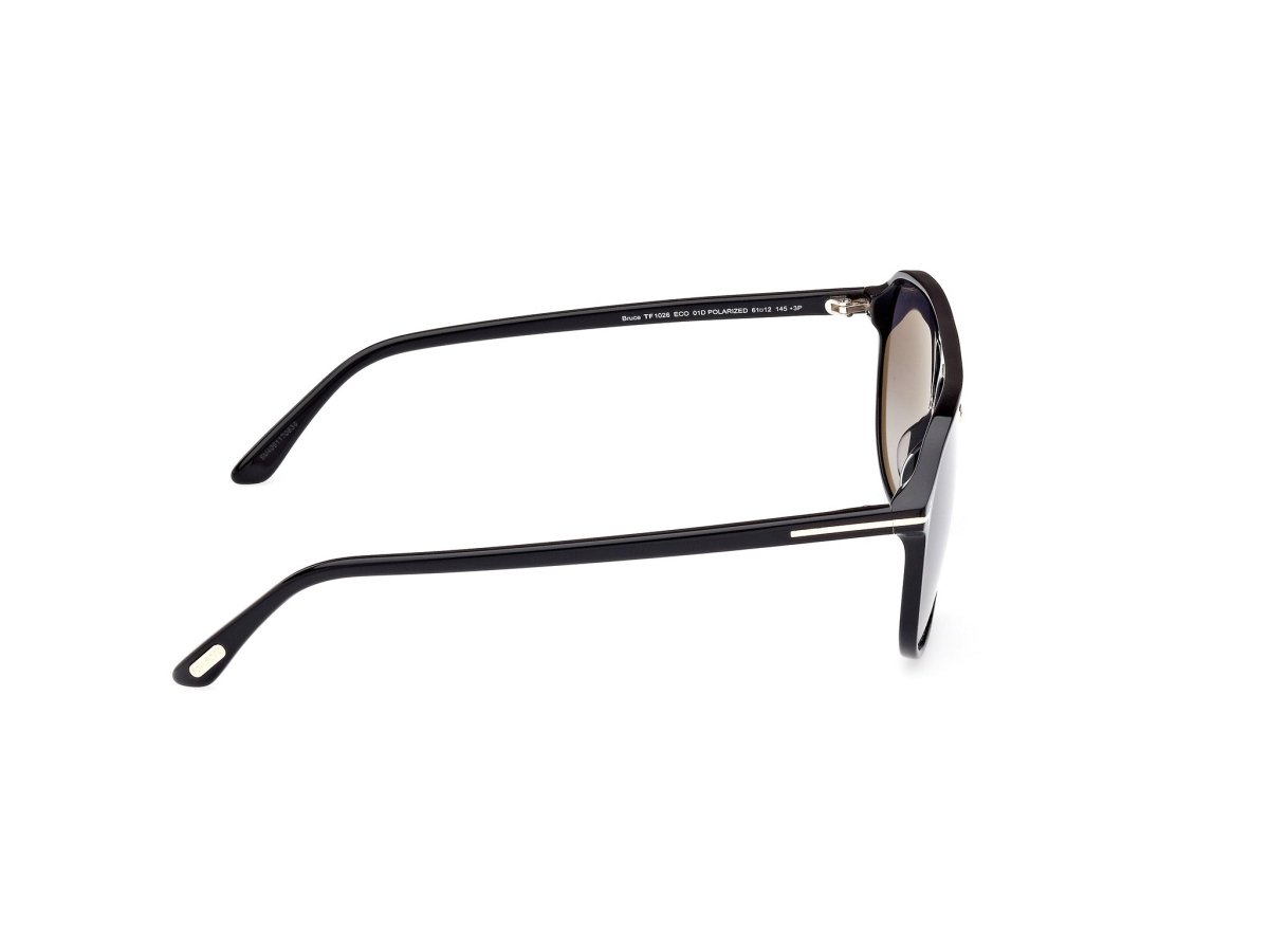Shiny Black Male Sunglasses Tom Ford 889214442369