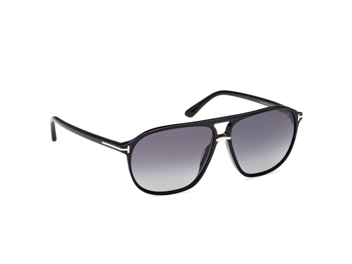 Shiny Black Male Sunglasses Tom Ford 889214442369