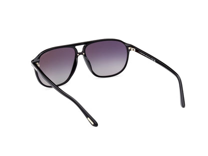 Shiny Black Male Sunglasses Tom Ford 889214442369