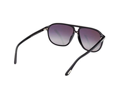 Shiny Black Male Sunglasses Tom Ford 889214442369