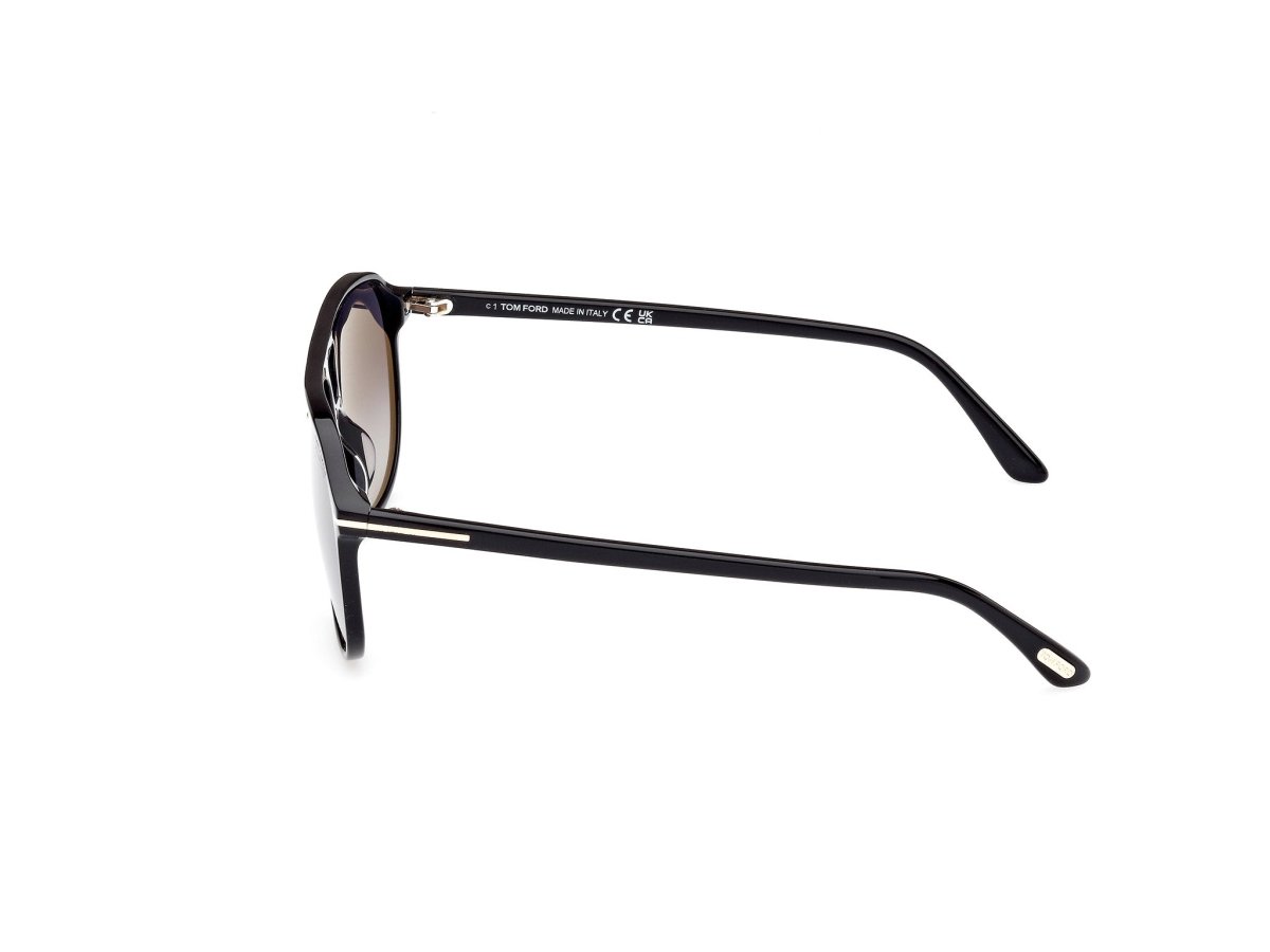 Shiny Black Male Sunglasses Tom Ford 889214442369